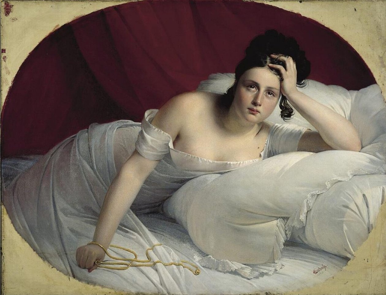 sajnálja alkotó: Claude Marie Dubufe