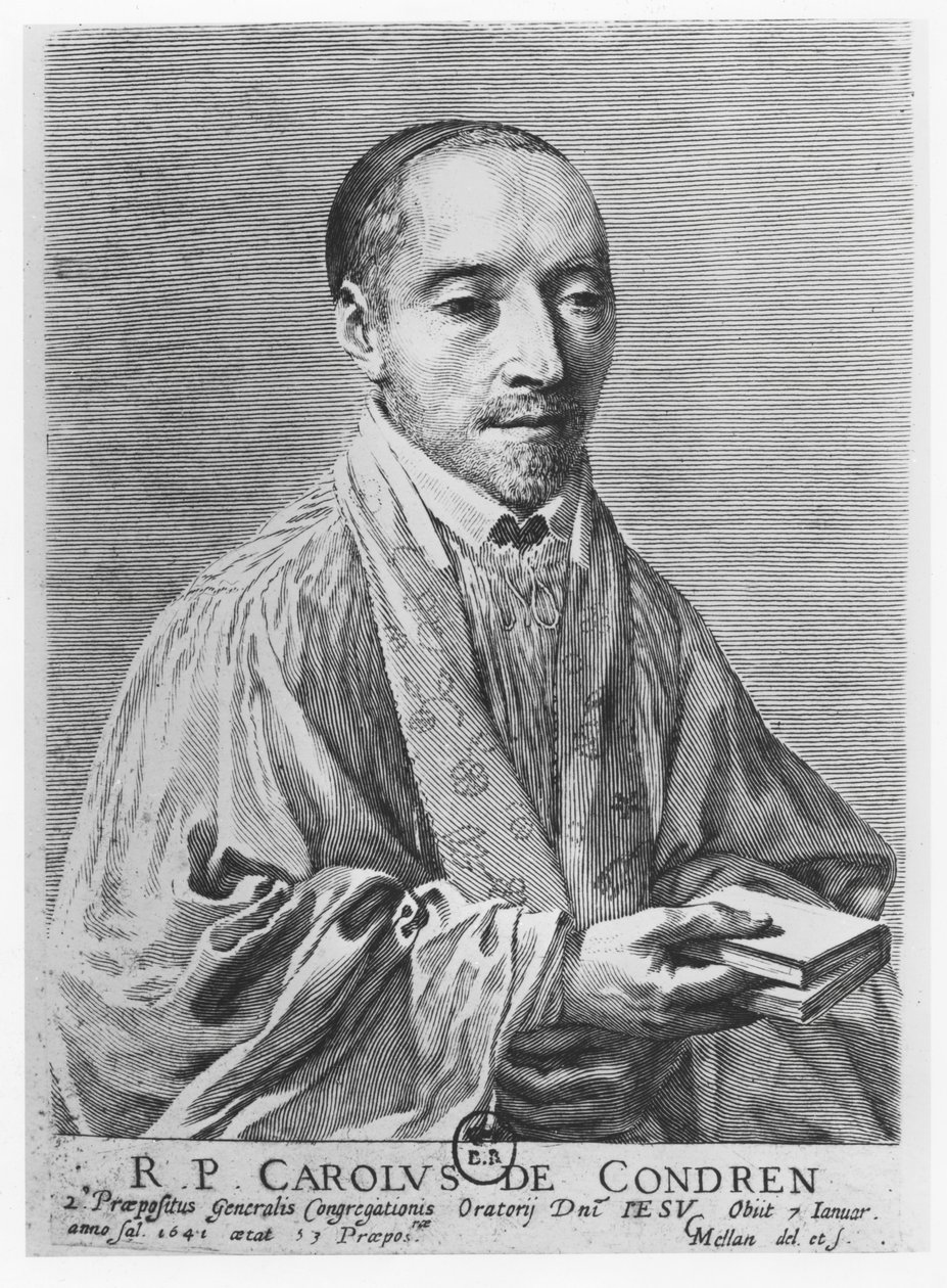 Charles de Condren alkotó: Claude Mellan