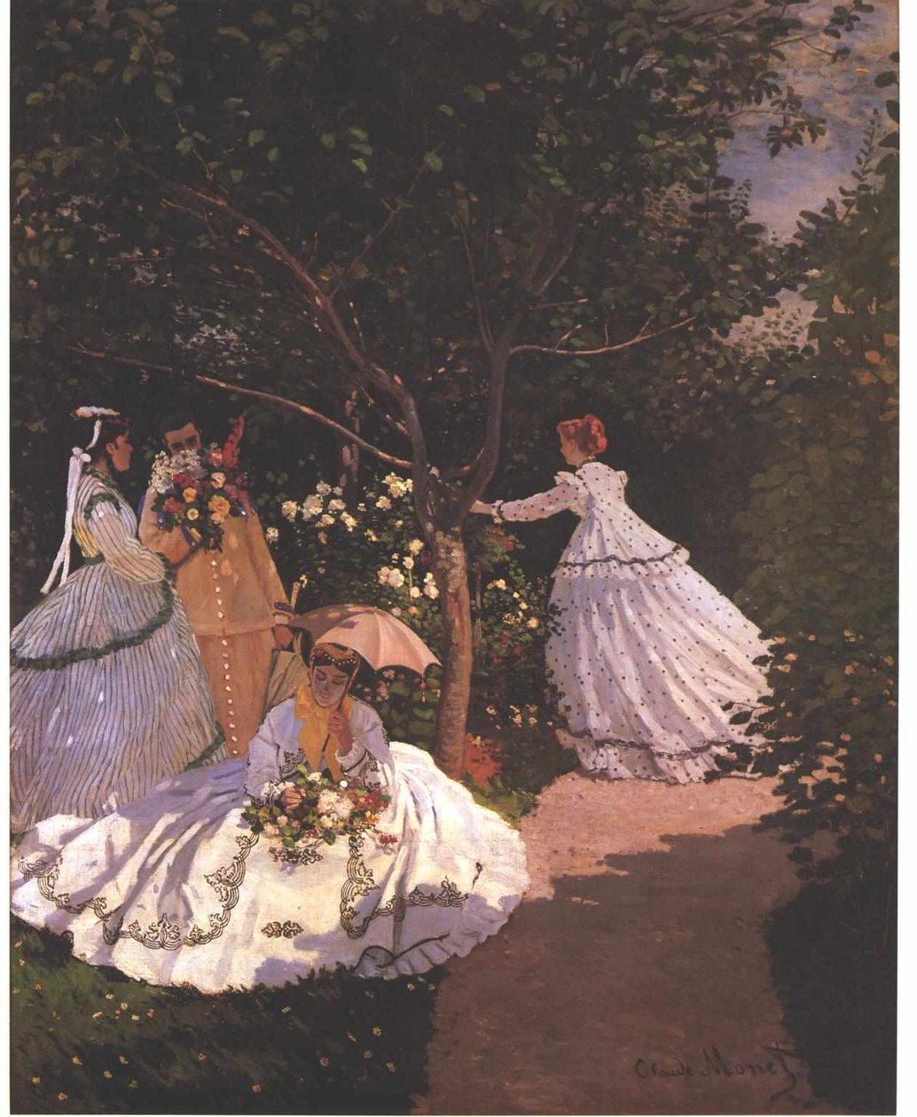 Femmes au jardin Angol: Nők a kertben Angol: 1 Frauen im Garten alkotó: Claude Monet