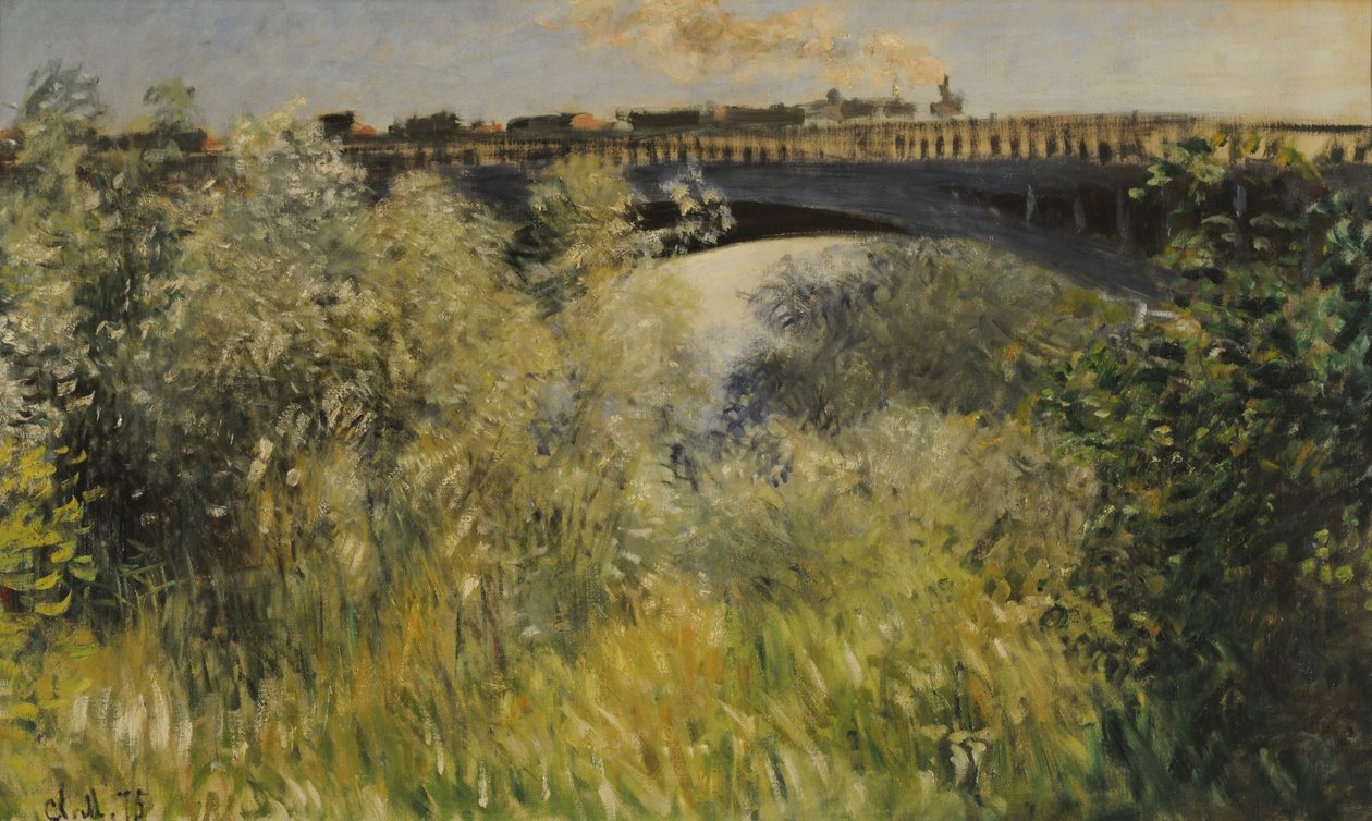 Az Argenteuiln híd alkotó: Claude Monet