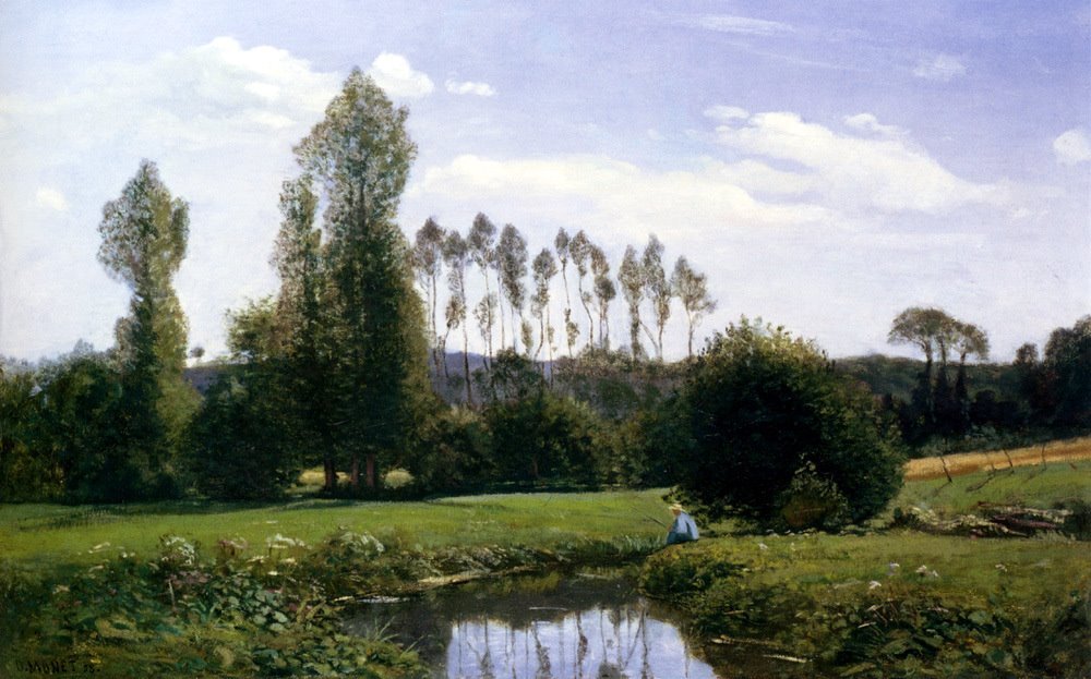Rouellesn kilátása alkotó: Claude Monet