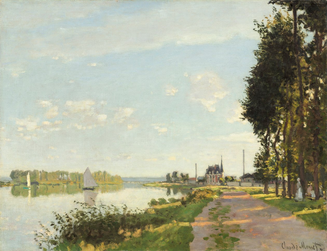 Argenteuil, 1872 körül alkotó: Claude Monet