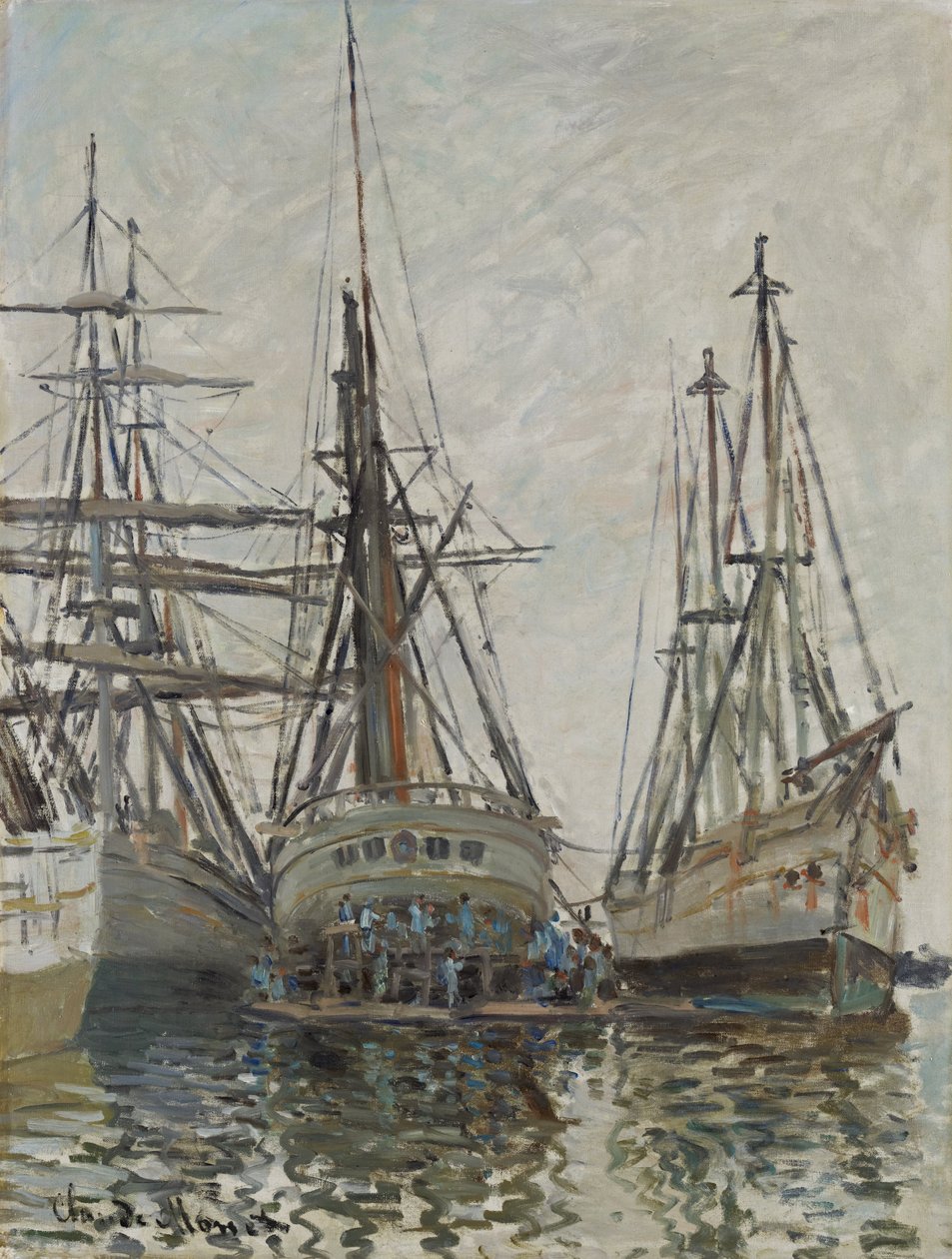 A normandiai vonat érkezése, Gare Saint-Lazare alkotó: Claude Monet