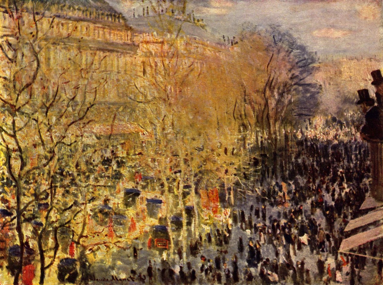 Boulevard des Capucines Párizsban alkotó: Claude Monet