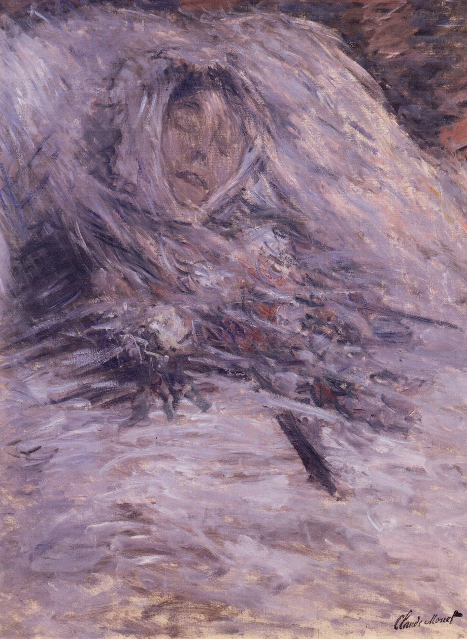 Camille Monet a halálágyán.JPG alkotó: Claude Monet
