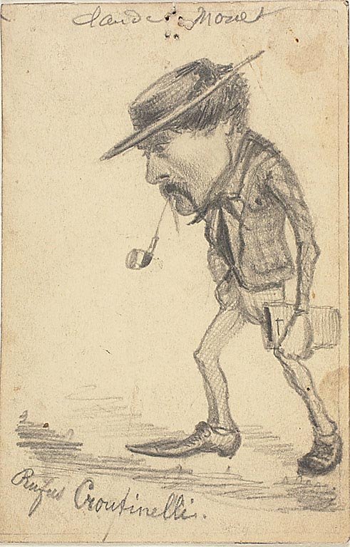 Henri Cassinelli karikatúrája alkotó: Claude Monet