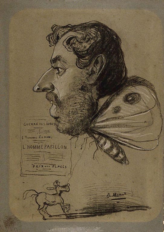 Jules Didier karikatúrája alkotó: Claude Monet