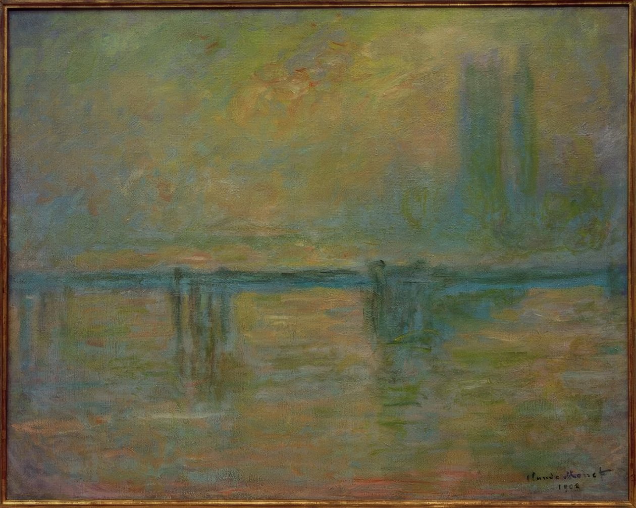 Charing Cross Bridge, brouillard alkotó: Claude Monet