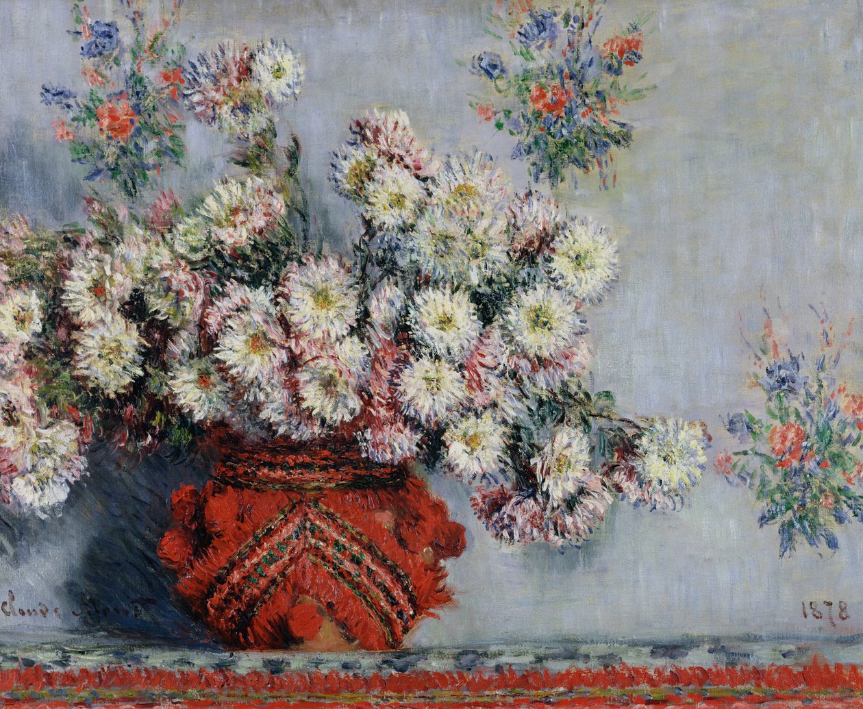Krizantém, 1878 alkotó: Claude Monet