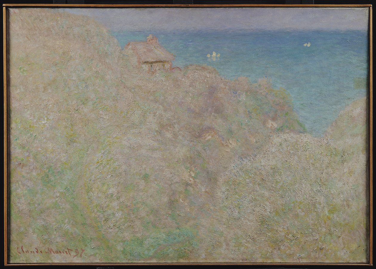 Varengeville-i sziklák, 1897 alkotó: Claude Monet