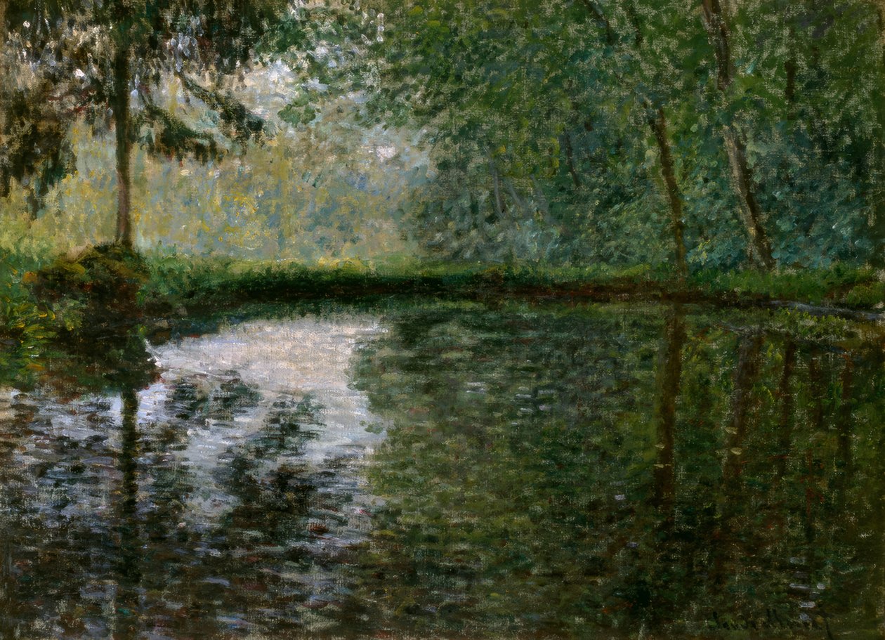 Montgeron tó sarka alkotó: Claude Monet