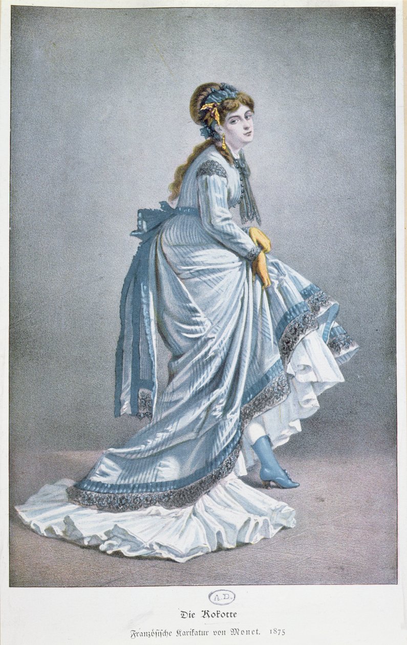Die Kokotte, 1875 alkotó: Claude Monet