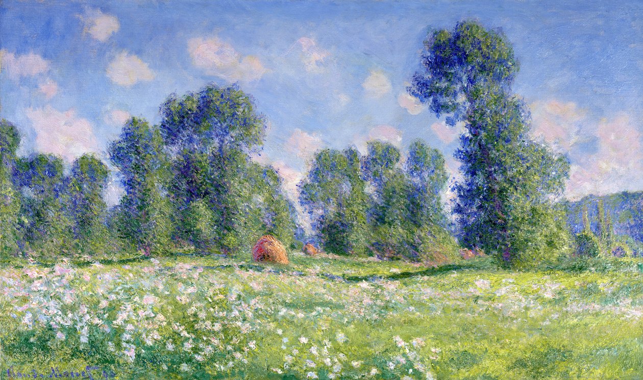 A tavasz hatása, Giverny, 1890 alkotó: Claude Monet