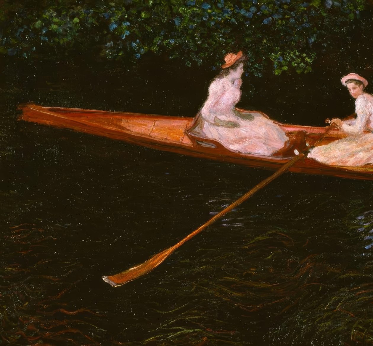 Hajóval az Epte-n (kenuval az Epte-n) alkotó: Claude Monet