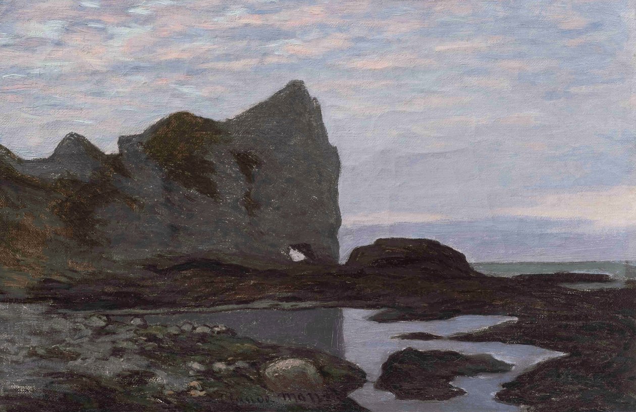 Etretat alkotó: Claude Monet