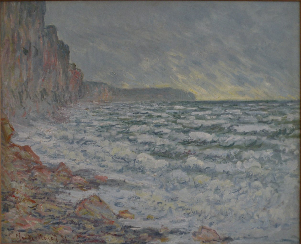 Fécamp, tengerpart alkotó: Claude Monet