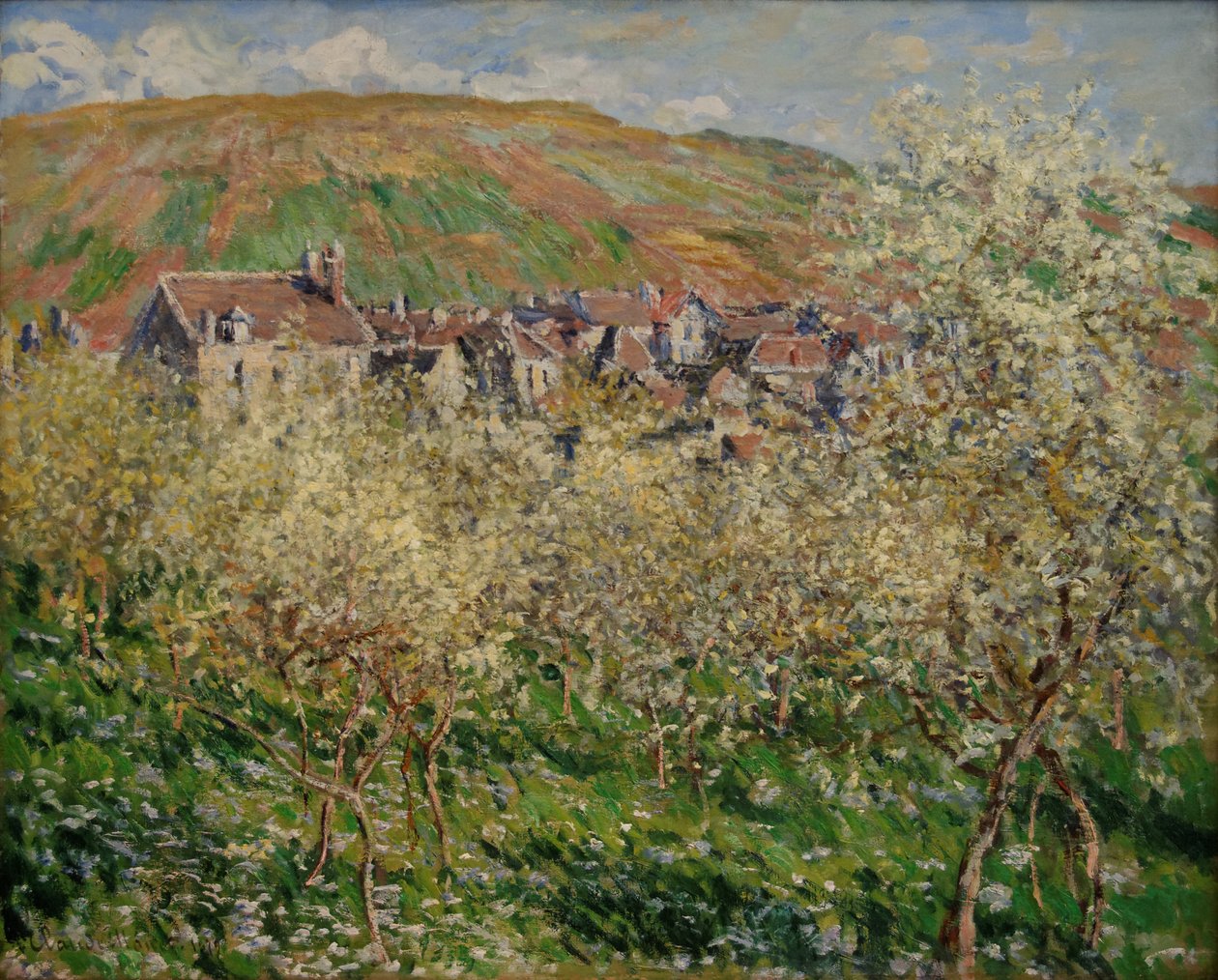 Virágzó szilvafák alkotó: Claude Monet
