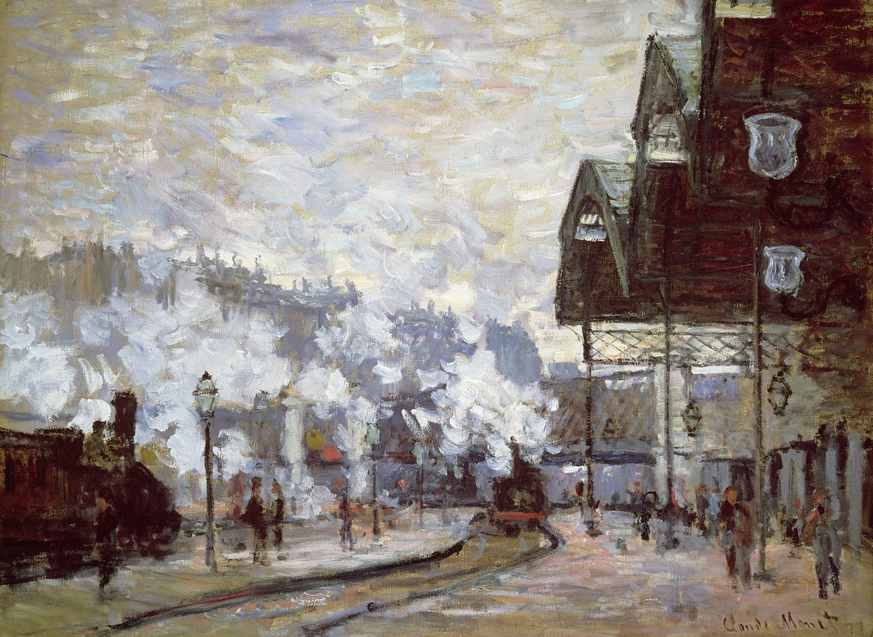 Saint-Lazare pályaudvar, Párizs, 1877 alkotó: Claude Monet