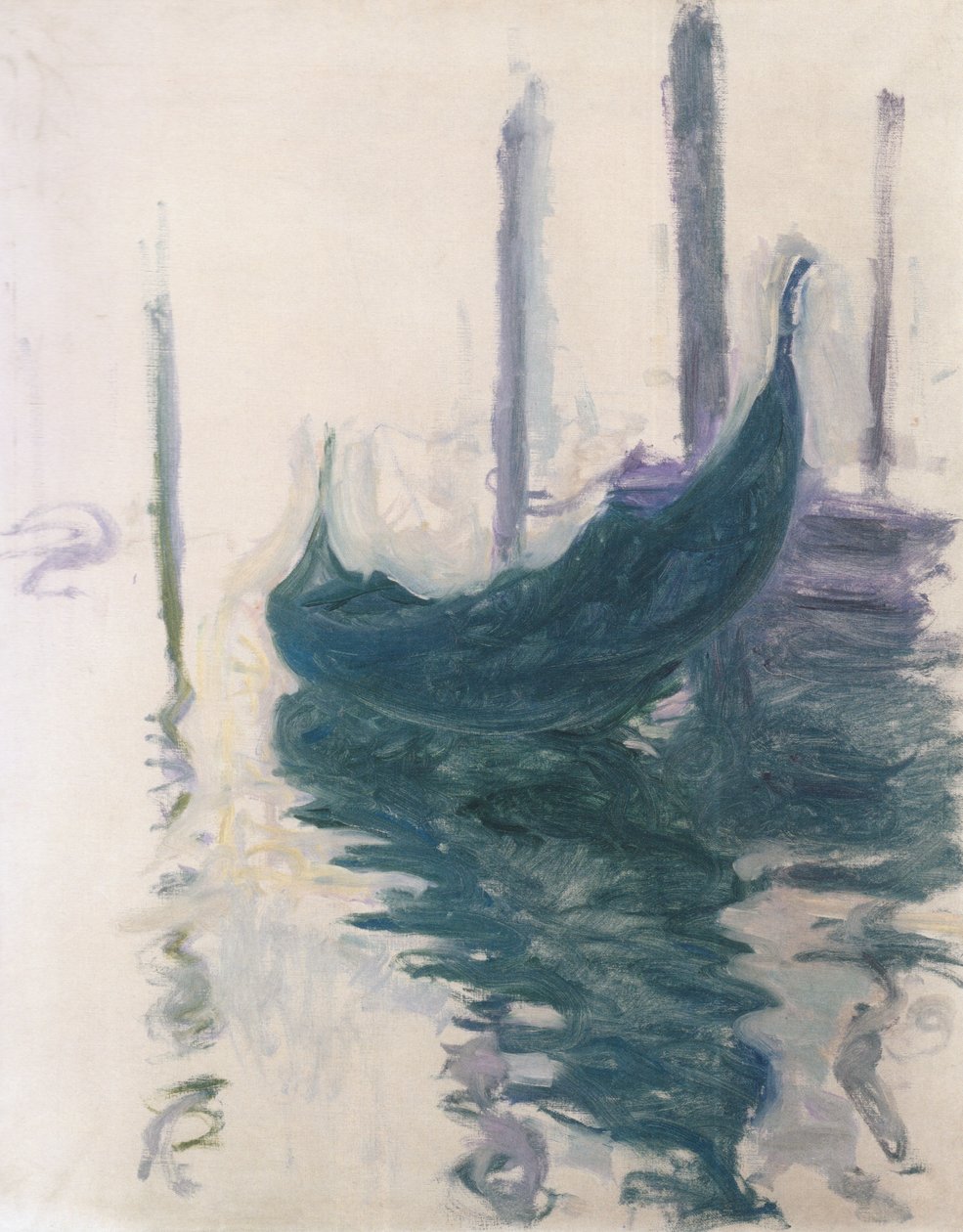 Gondola Velencében alkotó: Claude Monet