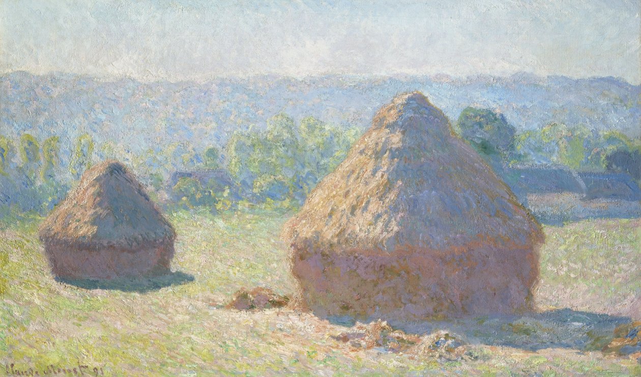 Szénakazal, nyár vége alkotó: Claude Monet