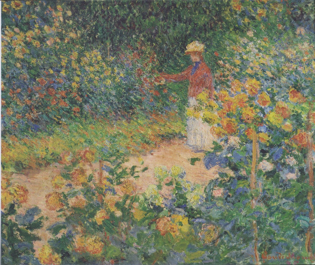 A kertben alkotó: Claude Monet