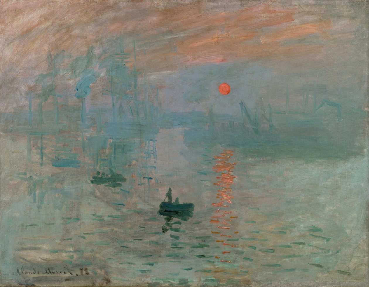 Impresszió, Napkelte alkotó: Claude Monet