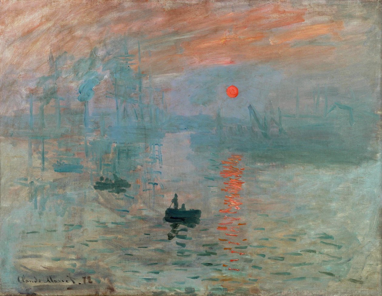 Benyomás: Napkelte, 1872 alkotó: Claude Monet