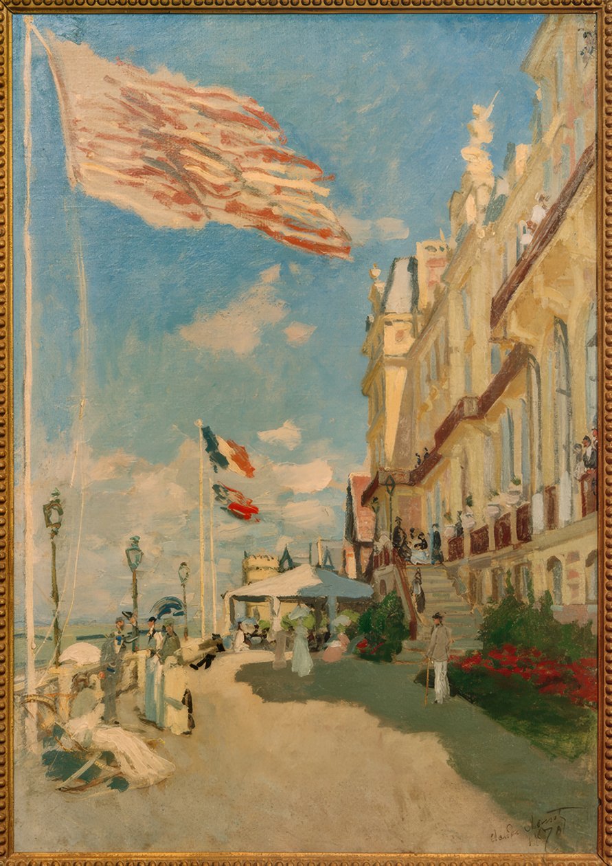 A Hotel des Roches Noire Trouville-ben alkotó: Claude Monet