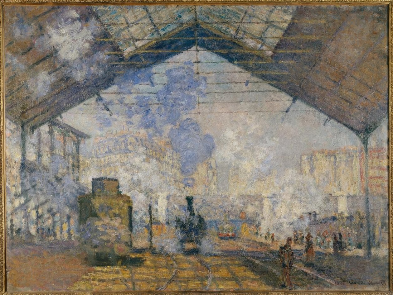Gare Saint-Lazare alkotó: Claude Monet