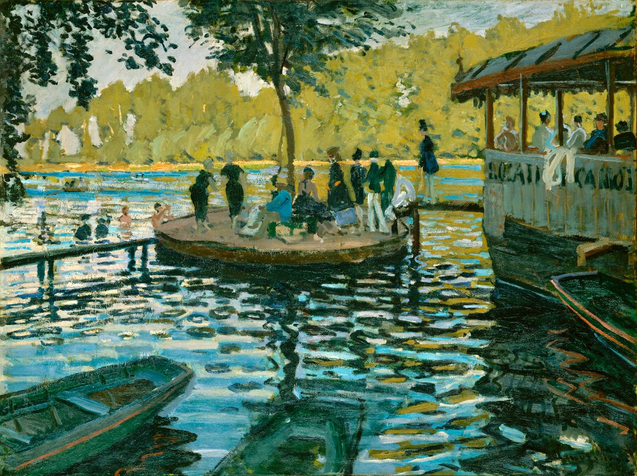 La Grenouillère alkotó: Claude Monet