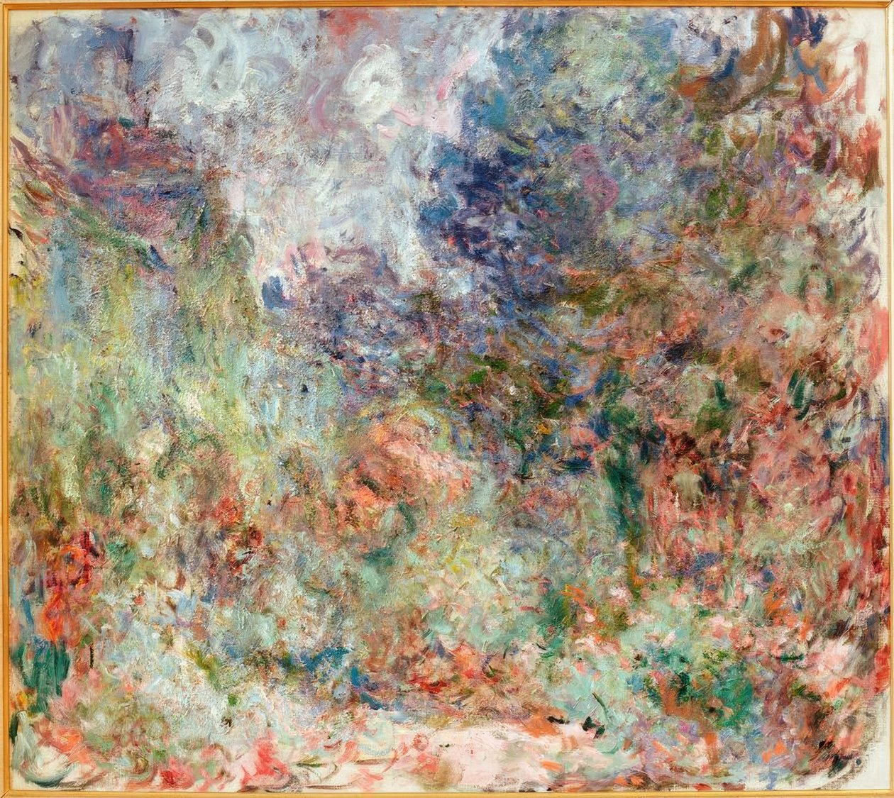 A művészház a Rózsakert felől nézve (Das Haus de alkotó: Claude Monet