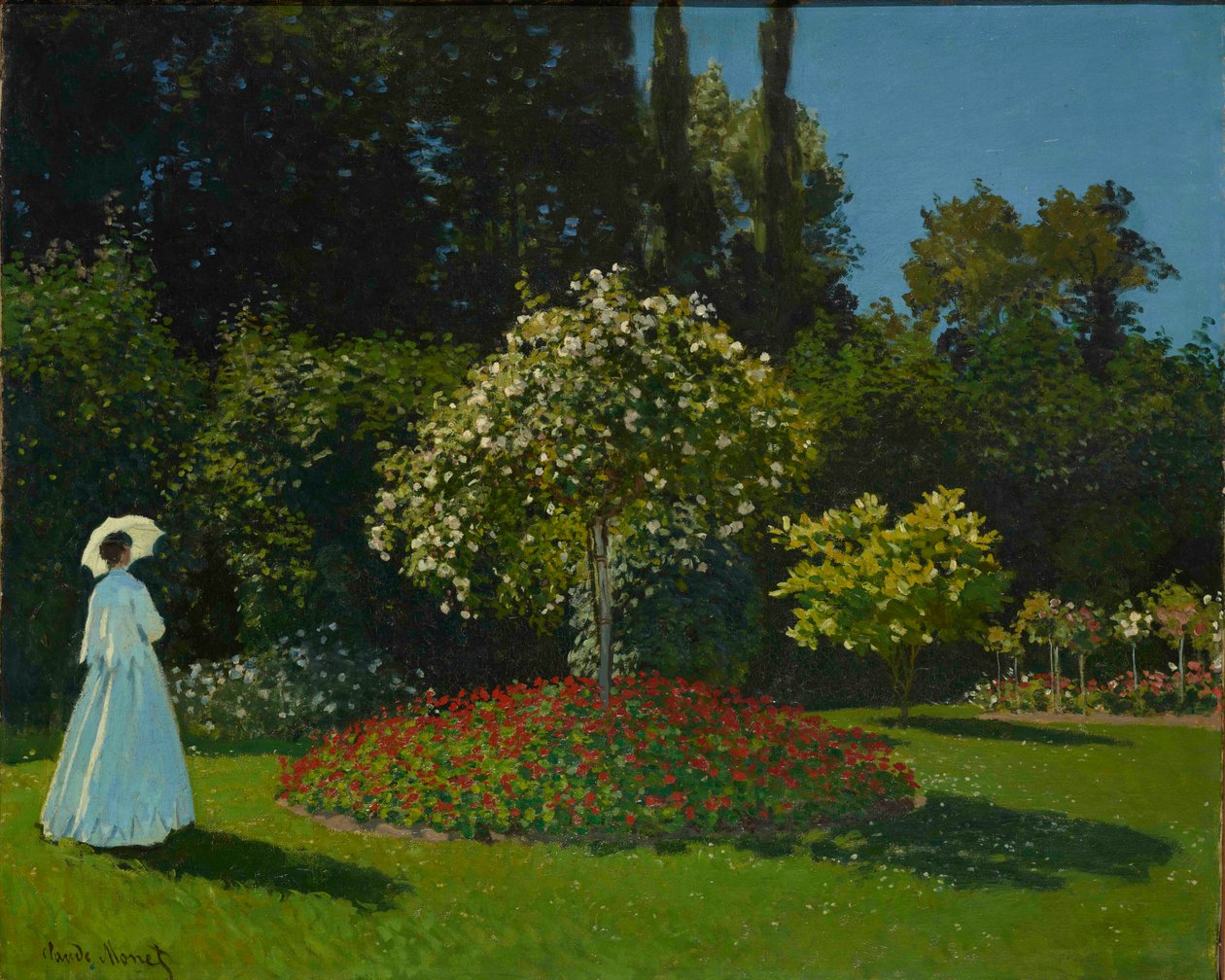 Hölgy a kertben alkotó: Claude Monet