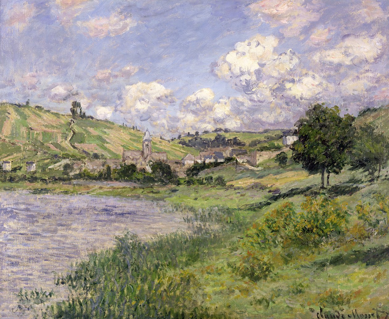 Táj, Vetheuil, 1879 alkotó: Claude Monet