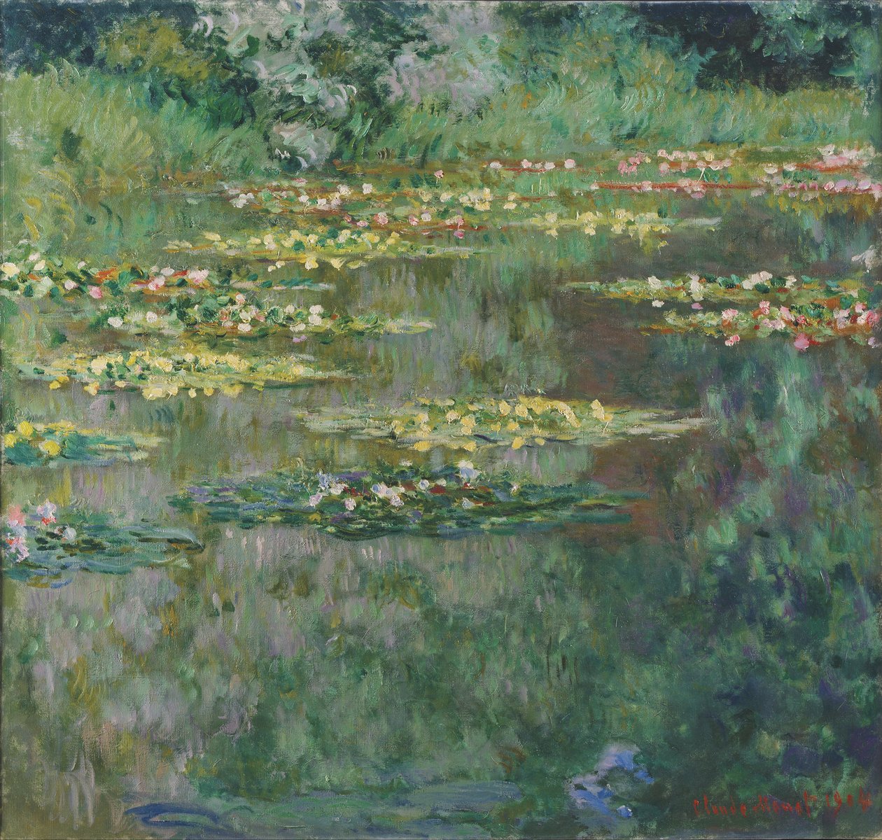 A nimfa -tó alkotó: Claude Monet