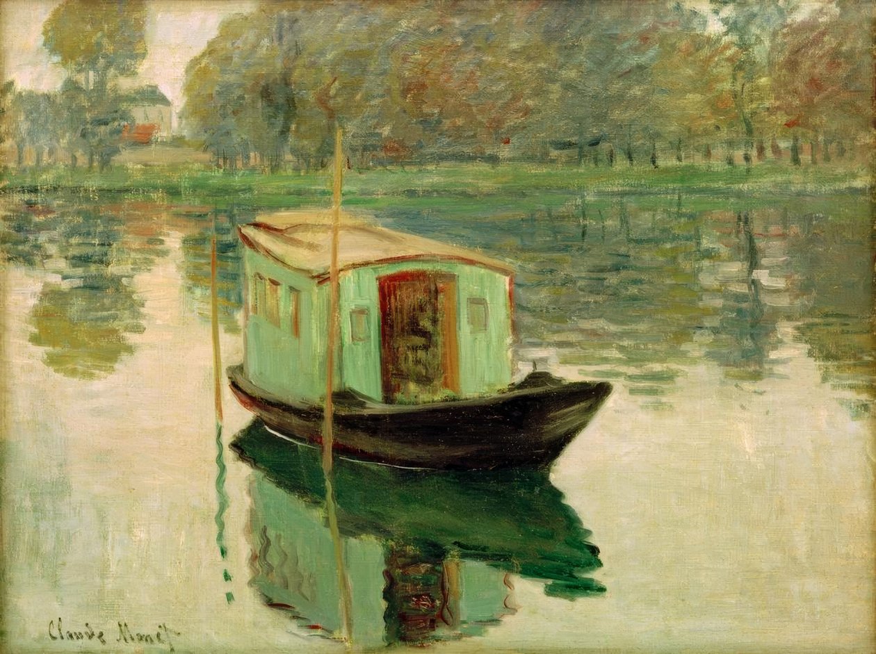 A műhelyhajó alkotó: Claude Monet