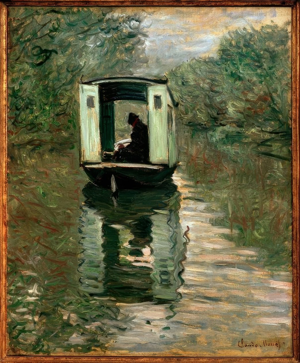 A műhelyhajó alkotó: Claude Monet
