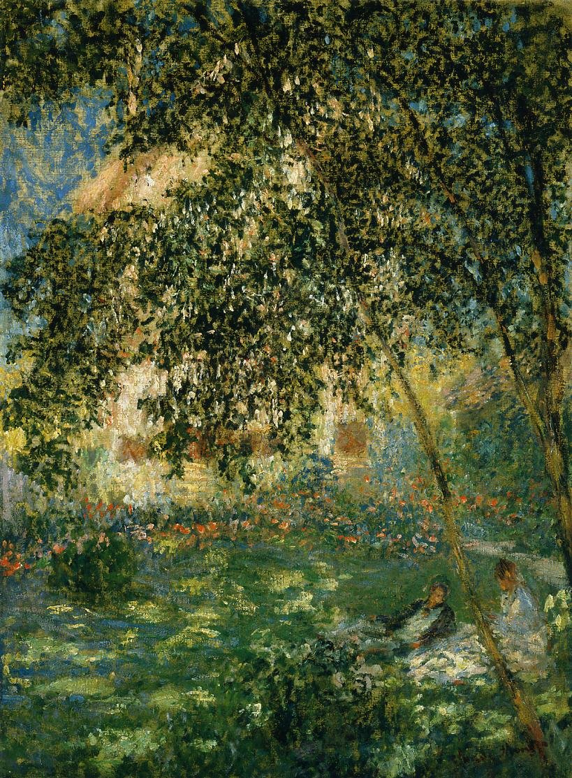 Pihenjen a kertben, Argenteuil alkotó: Claude Monet