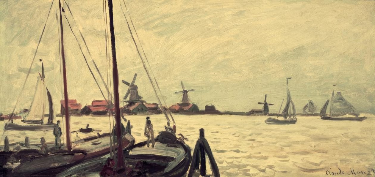 A Zaan partjai alkotó: Claude Monet