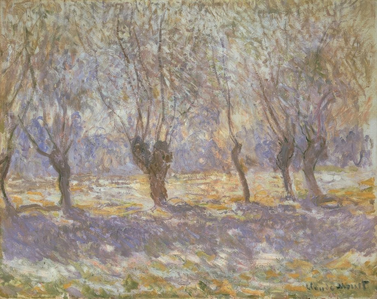 Les saules, Giverny alkotó: Claude Monet