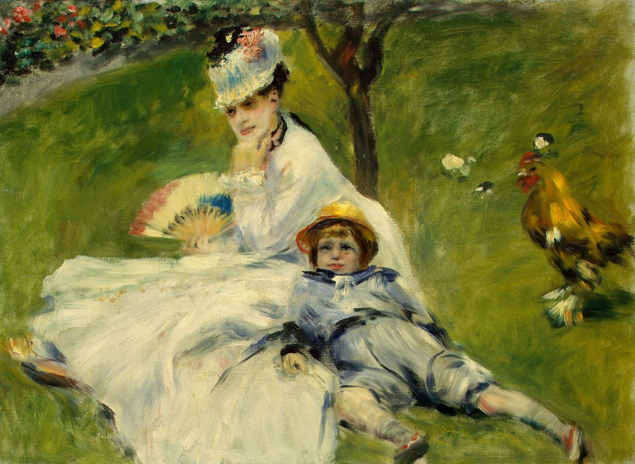 Madame Monet és fia alkotó: Claude Monet
