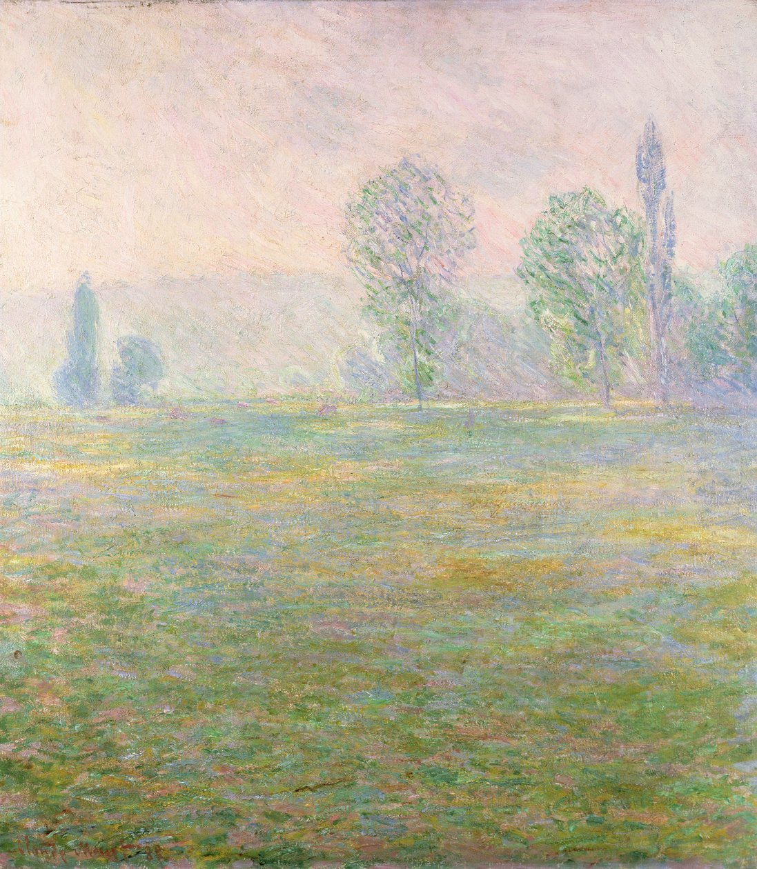 Meadows Givernyben, 1888 alkotó: Claude Monet