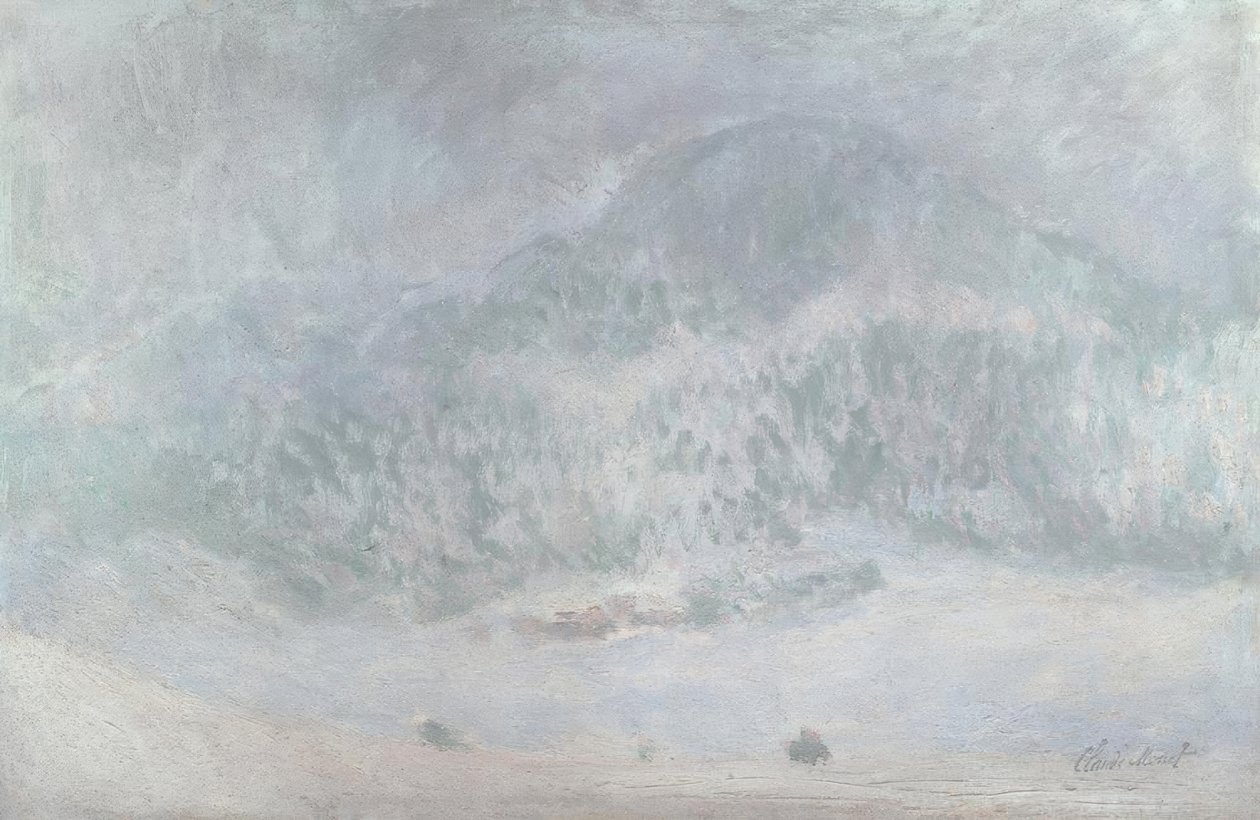 Kolsaas-hegy, hóvihar alkotó: Claude Monet