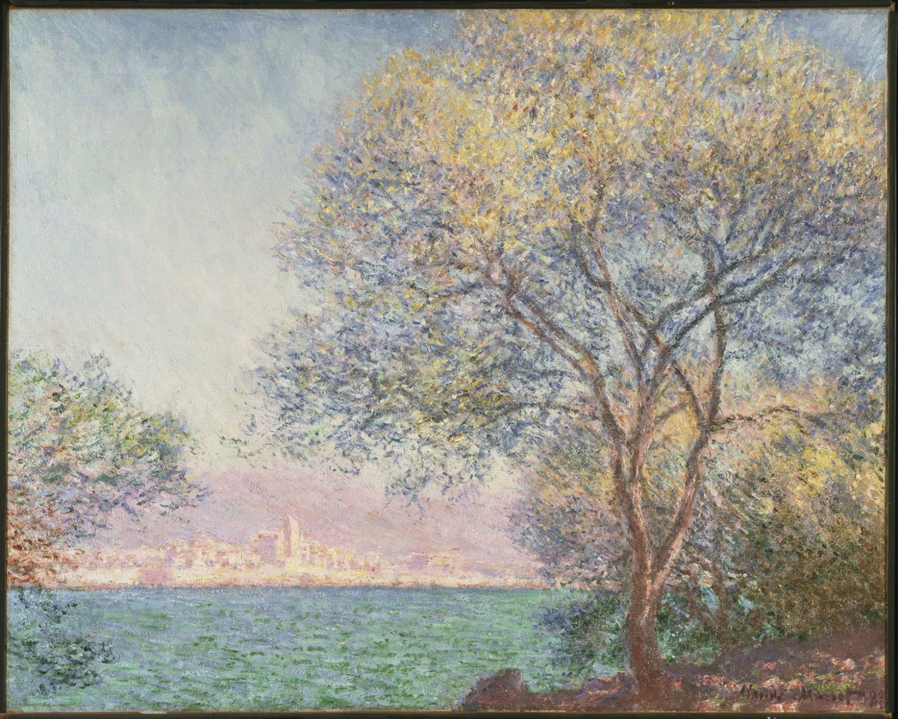 Reggel Antibesben alkotó: Claude Monet