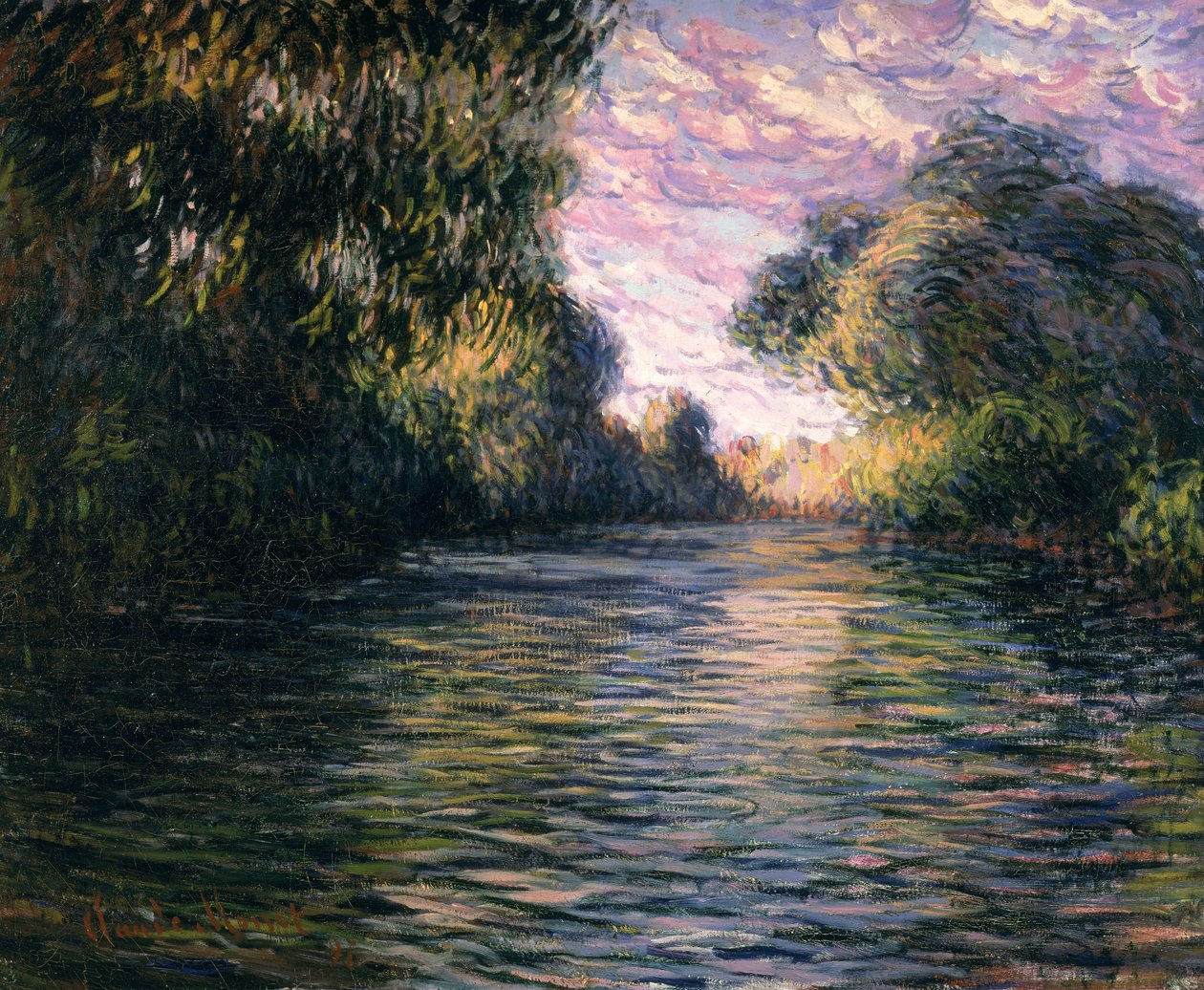 Reggel a Szajnán, 1897 alkotó: Claude Monet