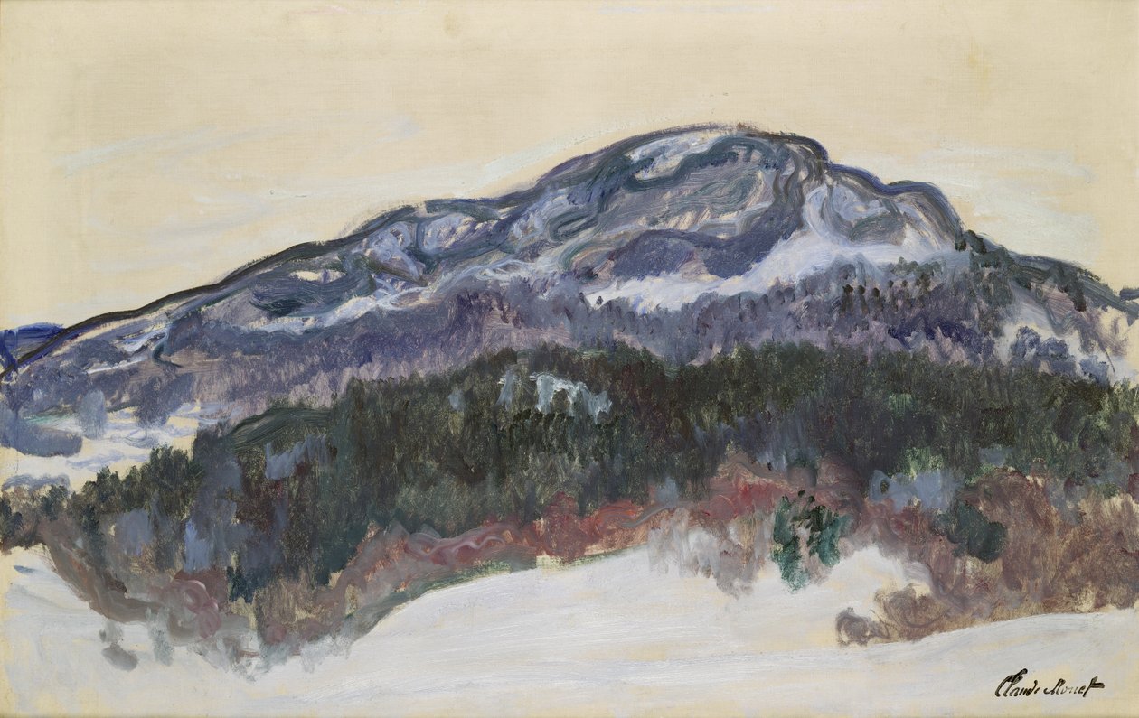 Kolsaas-hegy, Norvégia, 1895 alkotó: Claude Monet