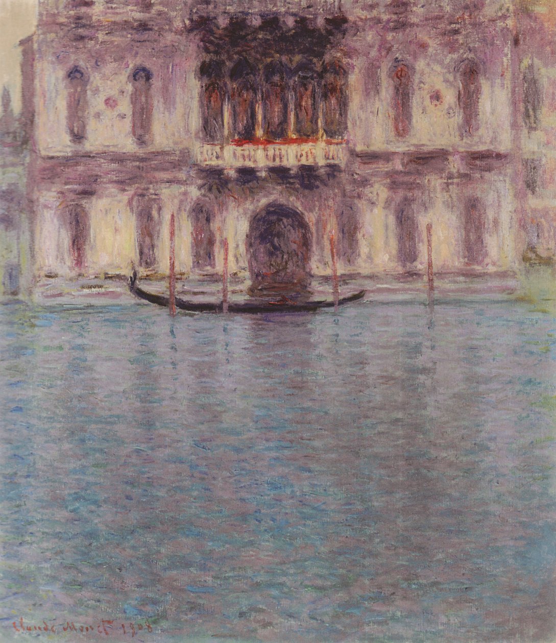 Contarini palota, Velence alkotó: Claude Monet