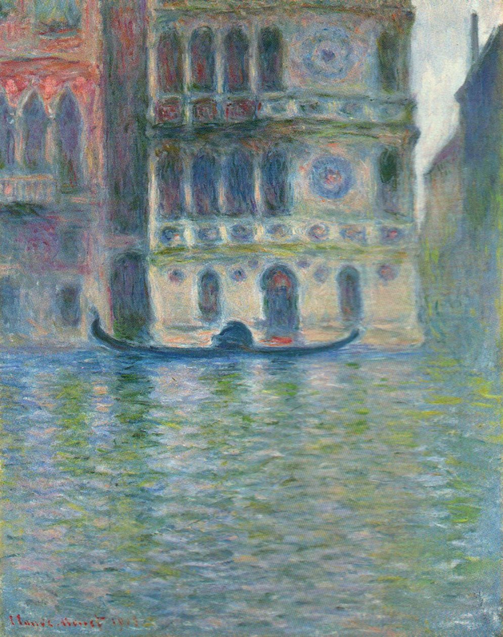 Palazzo Dario, Velence alkotó: Claude Monet