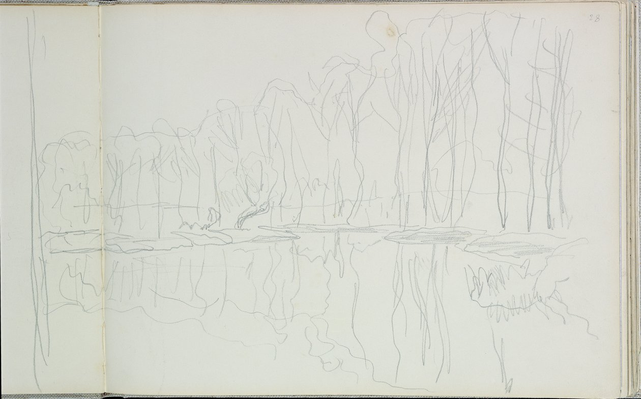 Nyárfák az Epte folyón alkotó: Claude Monet