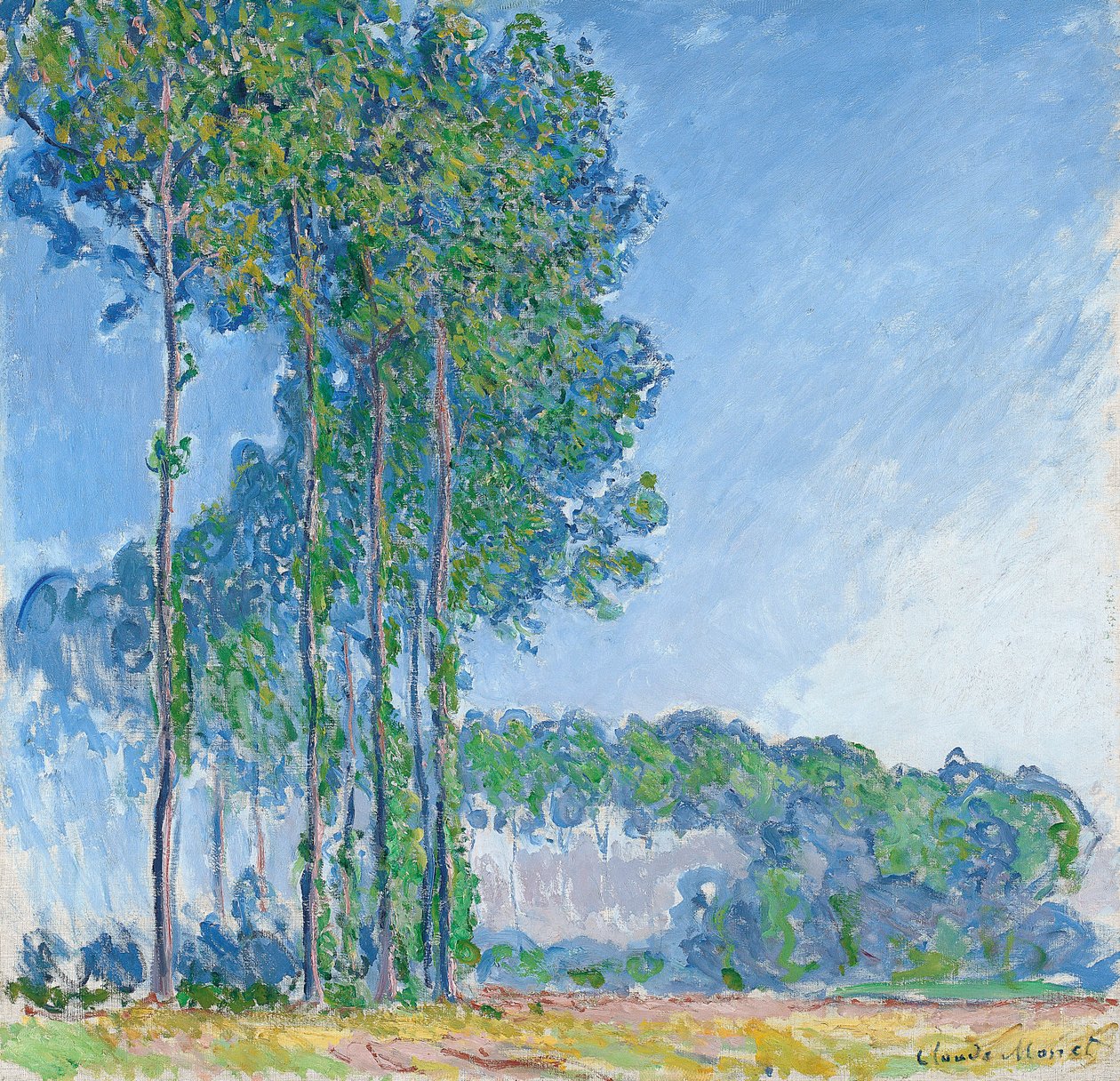 Nyárfák, 1891 alkotó: Claude Monet
