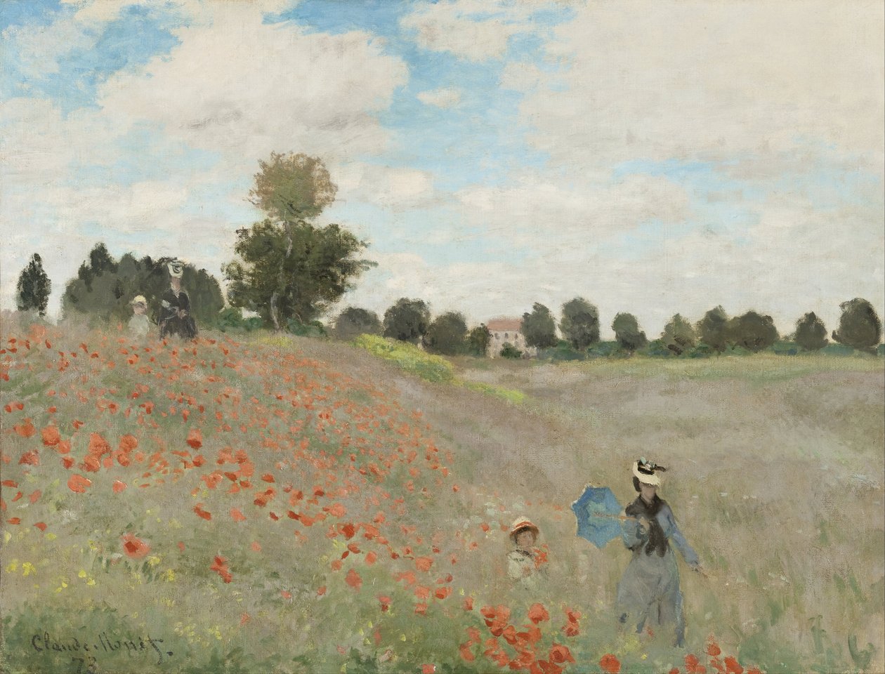 Pipacsmező alkotó: Claude Monet